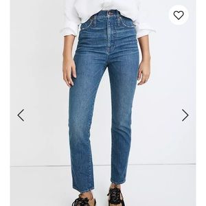Madewell Jeans Stovepipe in Kline Wash